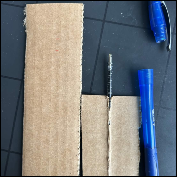 Break-down of my initial haptic mechanism using a ballpoint pen