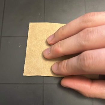 How a user would have to interact with just a flat surface set up