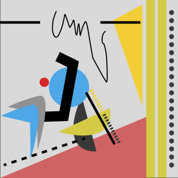Using the article/activity given in this week to make my own abstract data portrait.